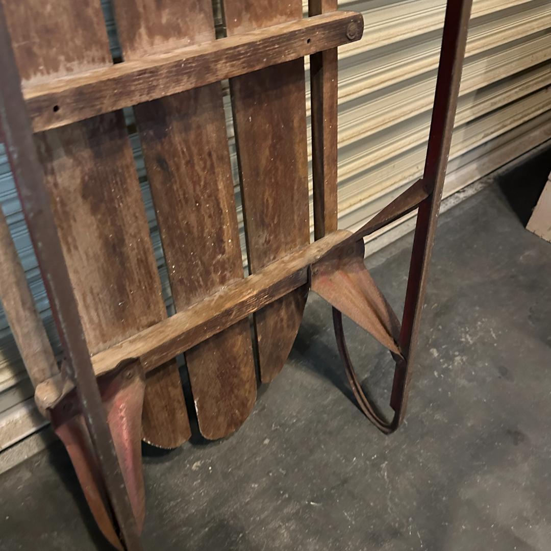 ヴィンテージ 木製 ソリ「SPEEDAWAY」アメリカ製 レトロ 店舗什器