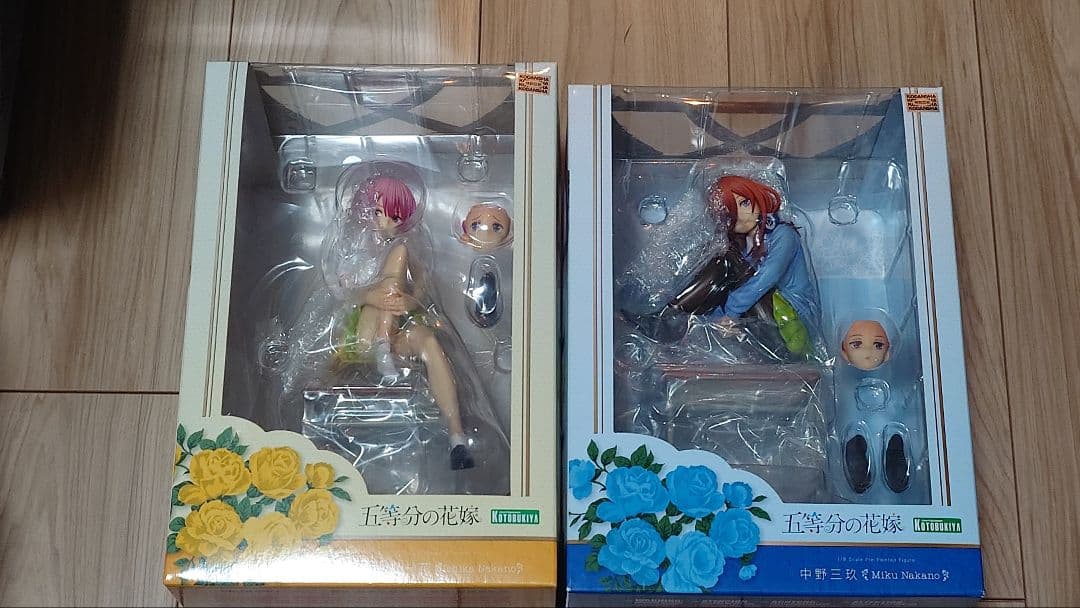 五等分の花嫁 フィギュアセット 中野一花　中野三玖