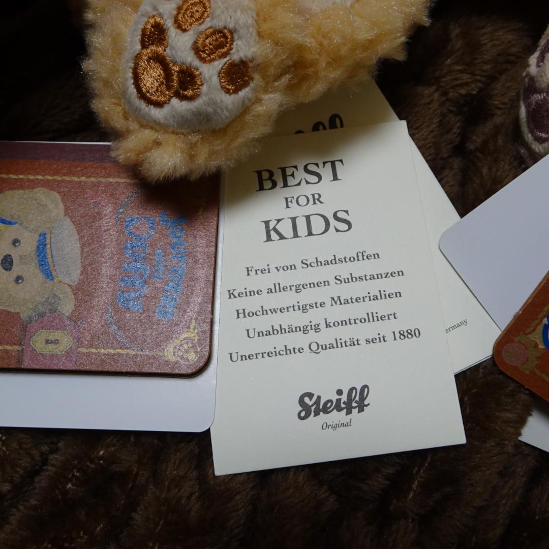 新品 シュタイフ ダッフィー シェリーメイ ぬいぐるみ 10周年記念 ディズニー