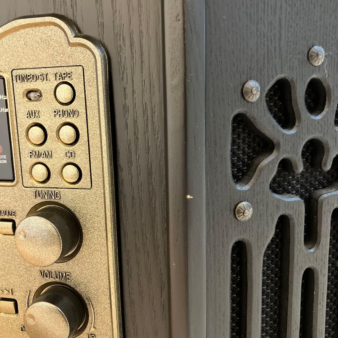 アドフィールド 6900 レコード録音機能付きアンティーク調マルチプレーヤー