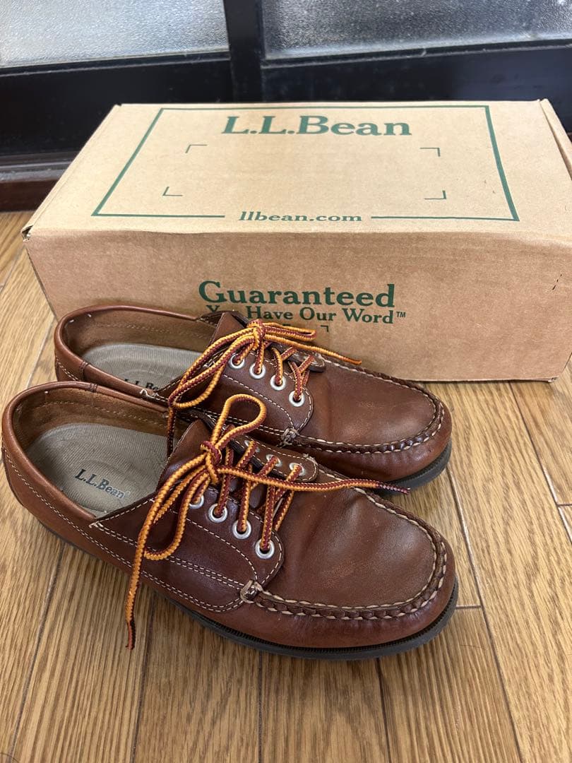 L.L.Bean ブラウン デッキシューズ