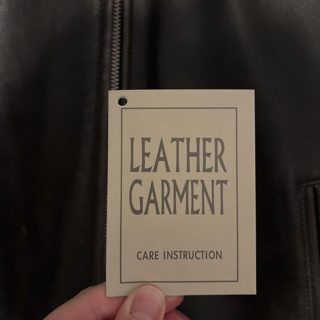 【新品】Schott Leather Racer Jacket XL