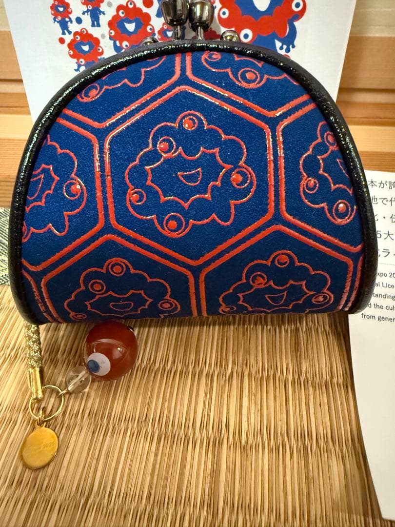 EXPO2025 ミャクミャク 甲州印伝 がまぐち　がま口