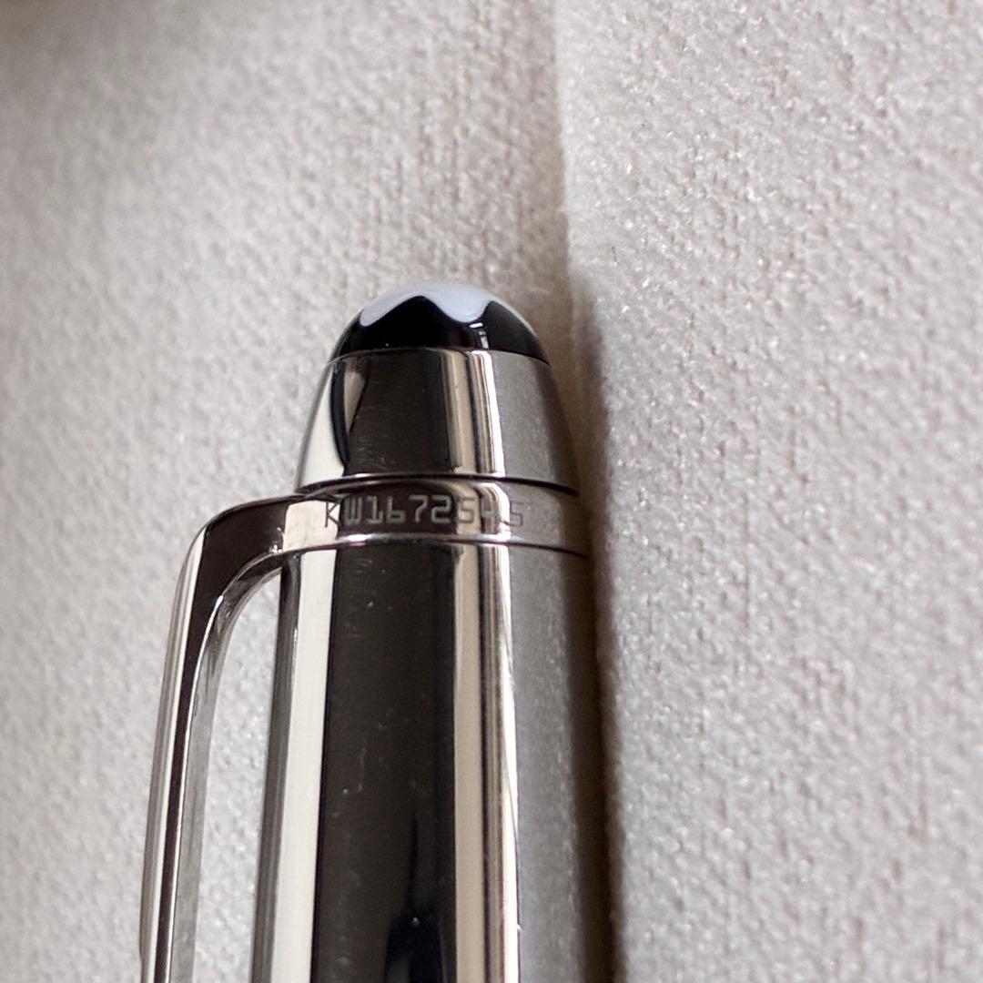 【美品】Montblanc 万年筆 ソリテール ドゥエ プラチナライン 18K