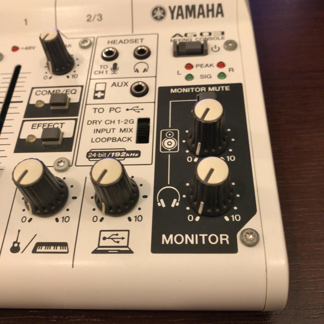 【美品】Yamaha AG03 オーディオインターフェイス ★付属品完備