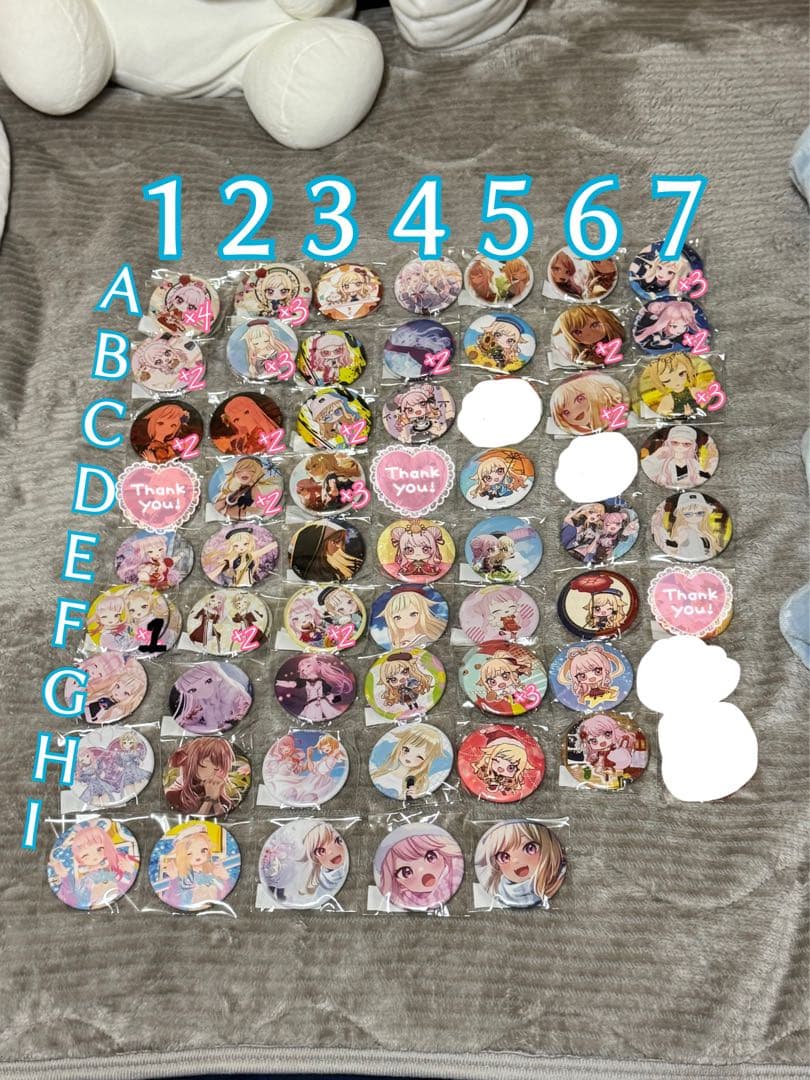 ヒメヒナ新春ガチャ2024,2025缶バッジ バラ売り◎