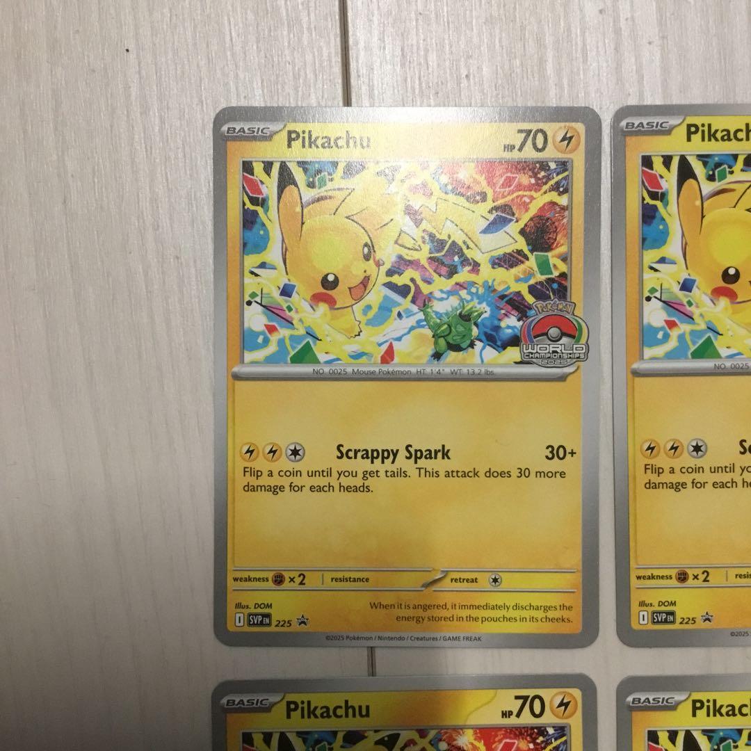 ピカチュウ P [SVP EN 225]【英語版】　6枚セット