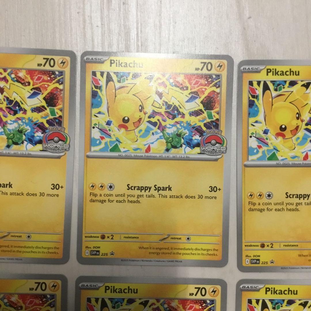 ピカチュウ P [SVP EN 225]【英語版】　6枚セット