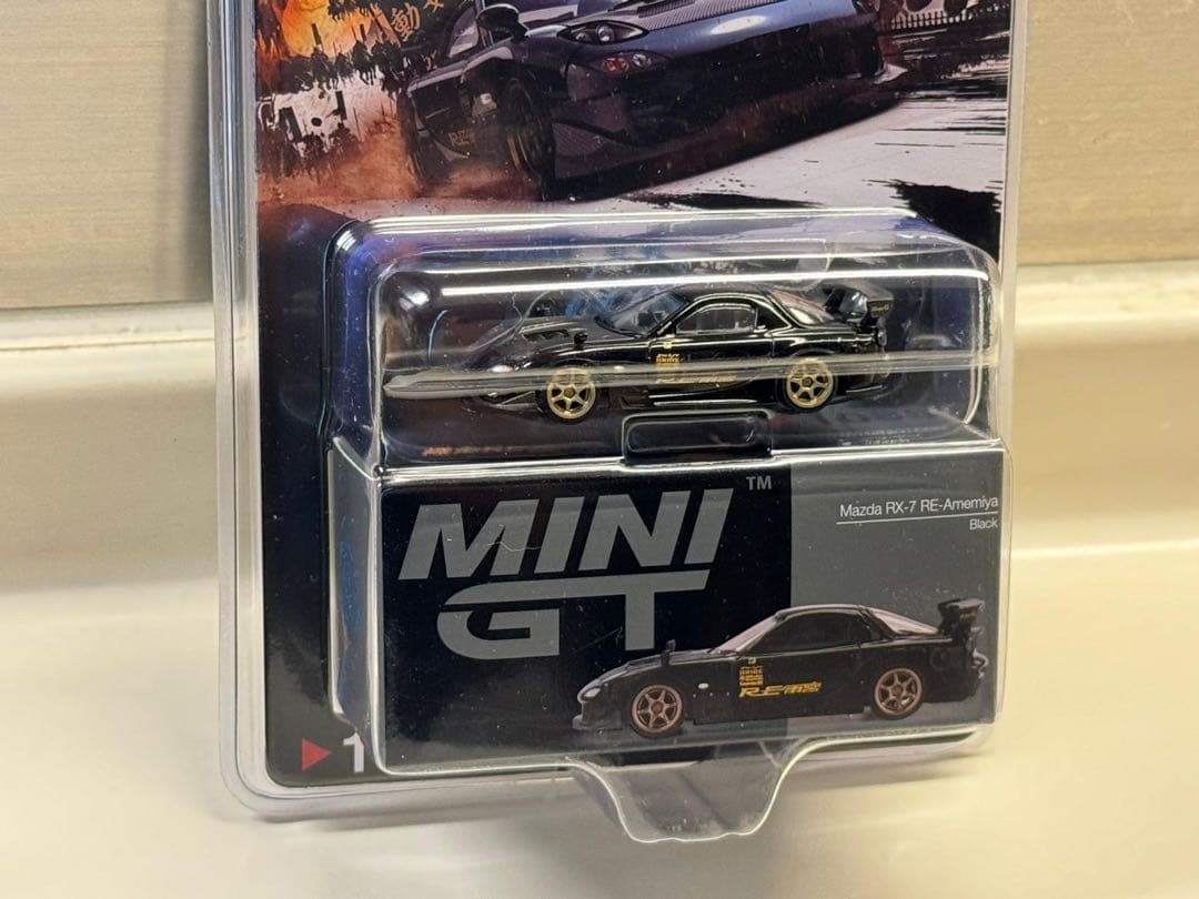 MINIGT 1/64 Mazda RX-7 RE-Amemiya ブラック