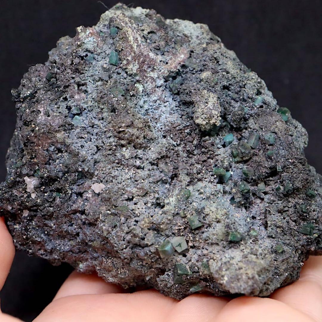 クリソコラ 仮晶ダイオプテーズ！ 珪孔雀石 284g CHS108 原石 天然石