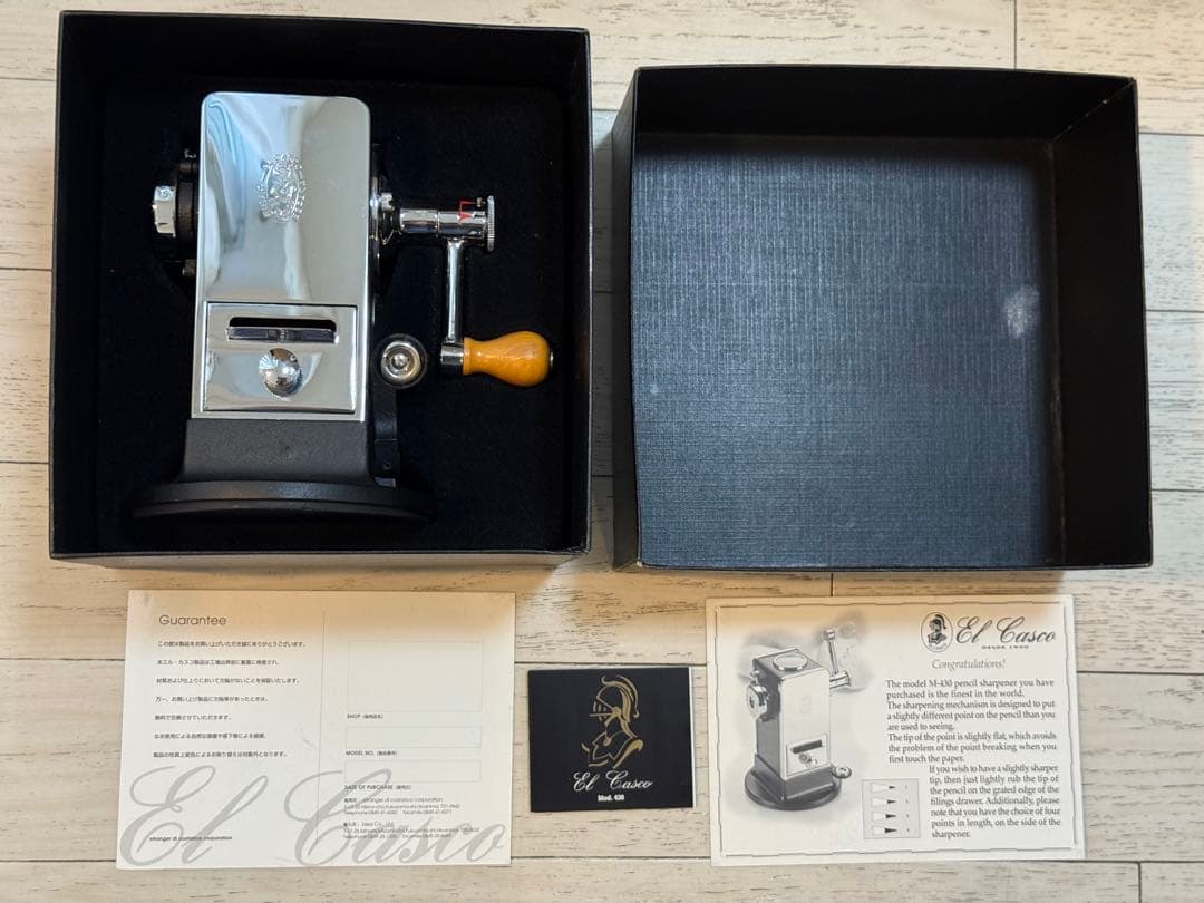 EL Casco エルカスコ 鉛筆削り ペンシルシャープナー M-430 元箱