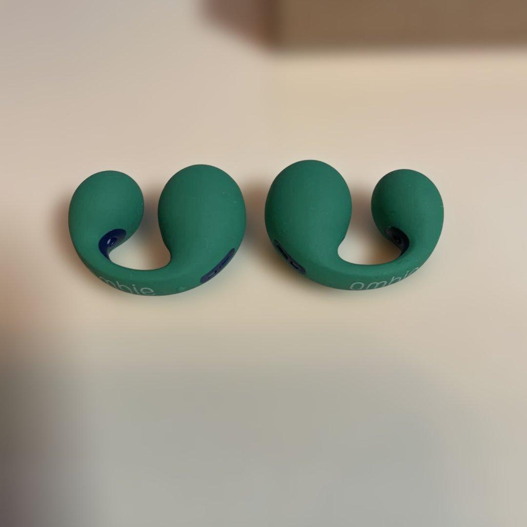 【一回のみ使用】ambie AM-TW02 GREEN×INDIGO