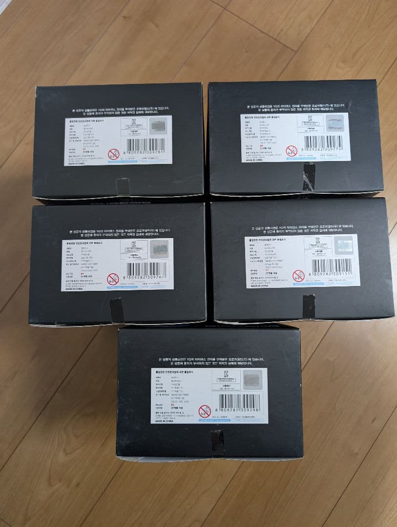 BIGBANG ぬいぐるみ マスコット 5体セット アイドル 初期