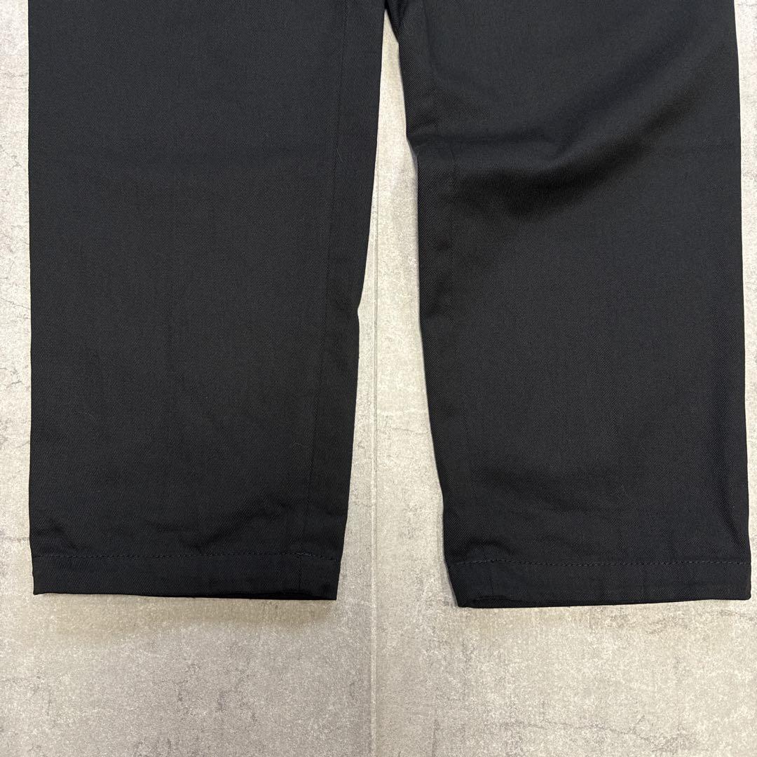 sacai サカイ ナイロン切替 ワイド テーパードパンツ黒 21AW ３