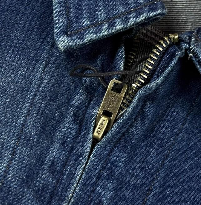 送料無料/新品未使用DOUBLE RLデニム前開きZIPジャケット （XL)