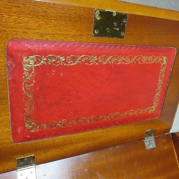 イギリス アンティーク 家具 ライティングビューロー デスク 机 6918d