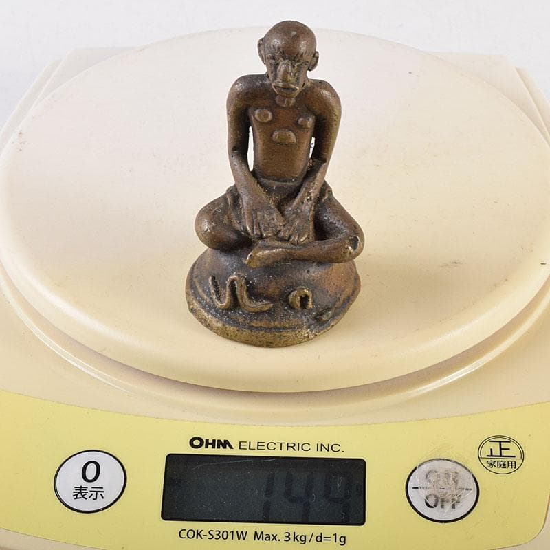 仏教美術　古銅塗金　チベット仏　仏像　置物　V　7955