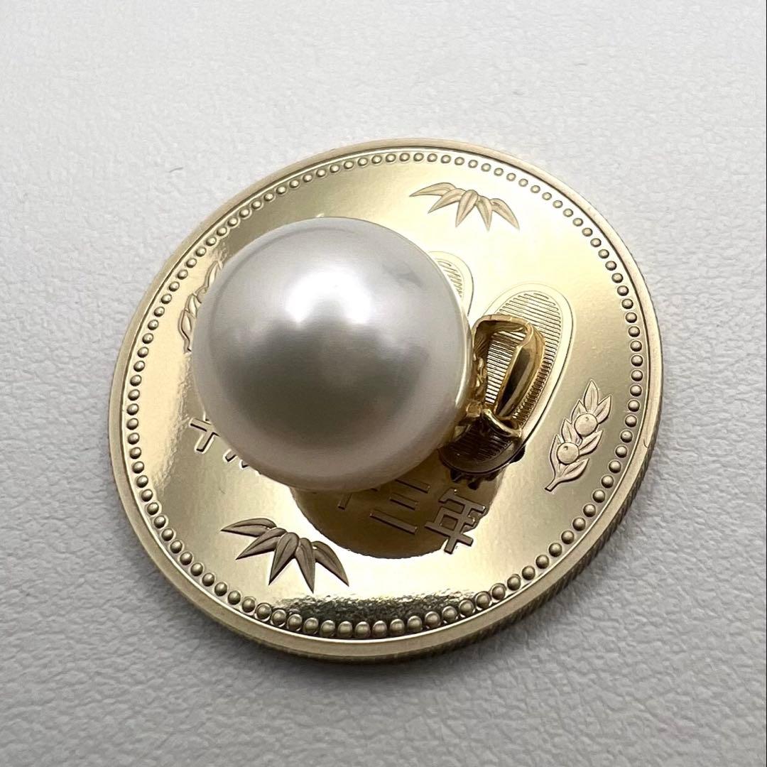 K18 ペンダント　トップ　南洋白蝶真珠　11.2 ㎜　2.3g