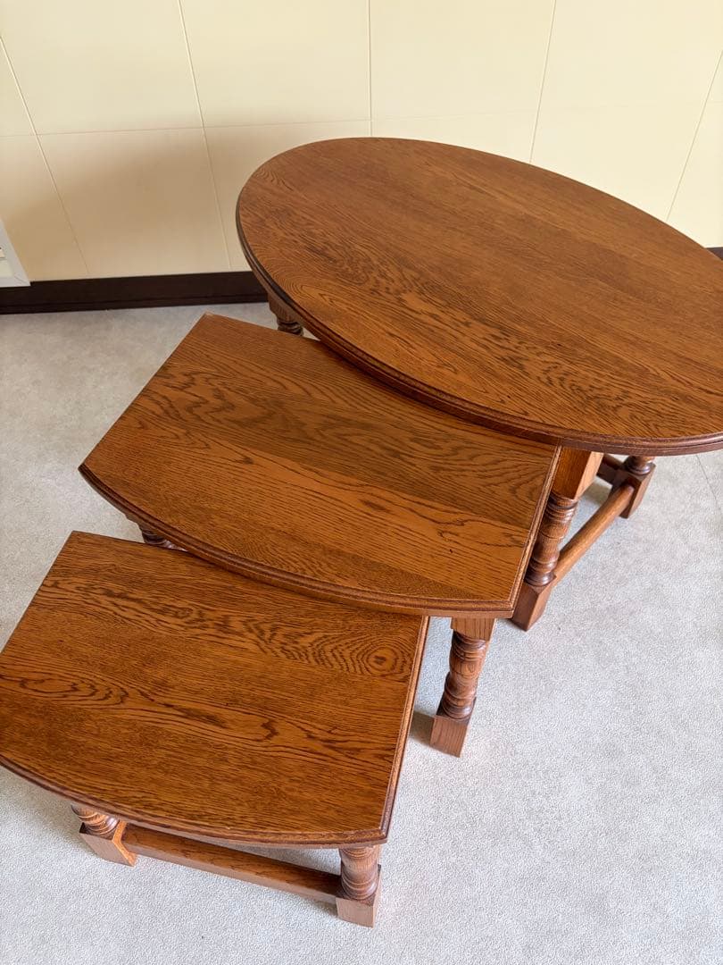 ロ*ブ様 ロイズアンティークス　ネストテーブル 3個セット