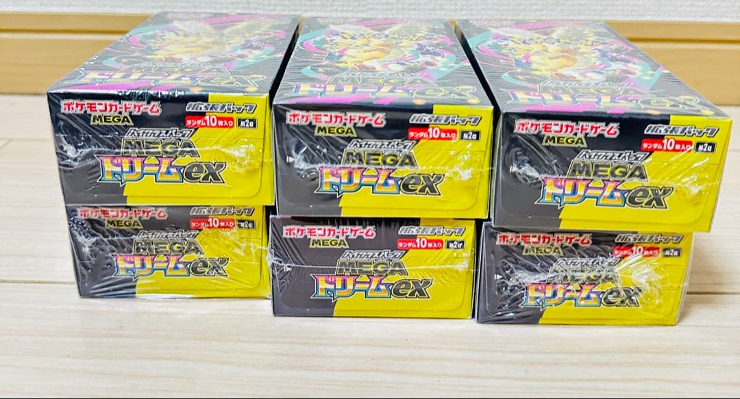 ポケモンカード MEGAドリームEX 6Boxシュリンク付き