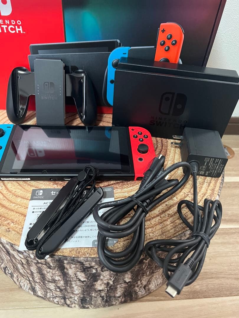Nintendo Switch ニンテンドースイッチ本体　ネオン⑤