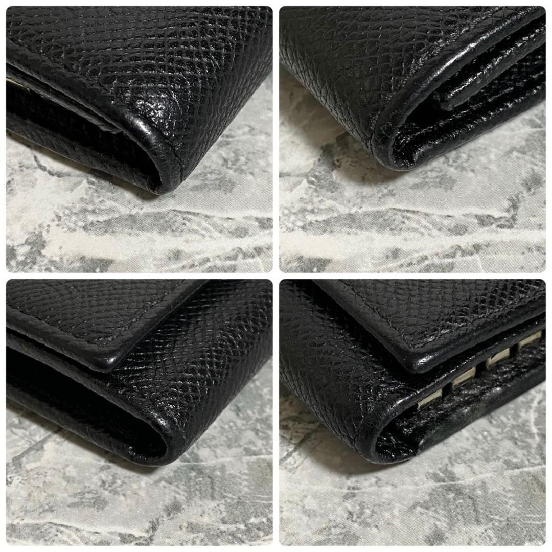 BVLGARI ブルガリ レザー 黒 キーケース 6連 ビーゼロワン 付属品付き