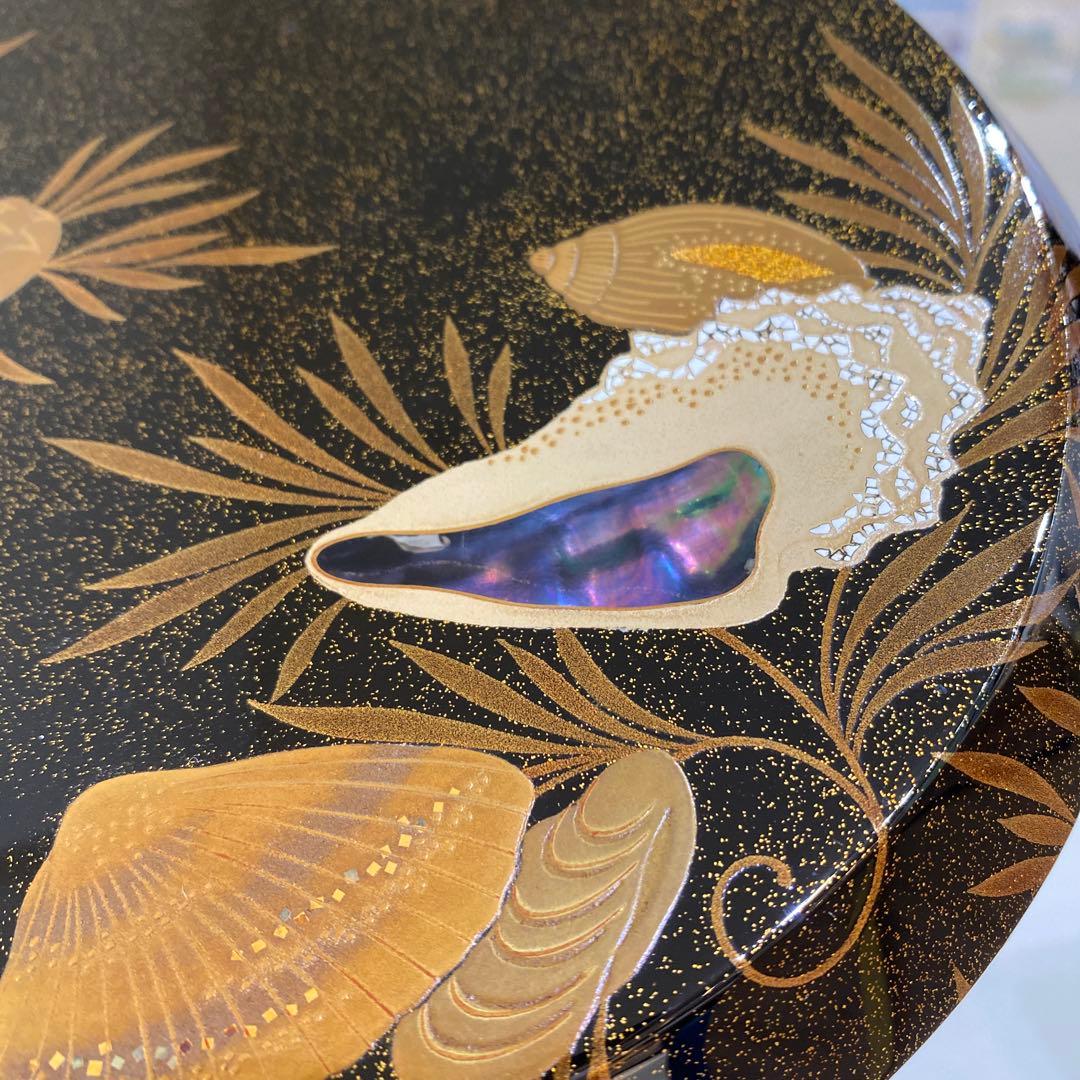 【未使用】輪島塗　喜三誠志　作　茶道　菓子器　食蘢　70万円相当の品