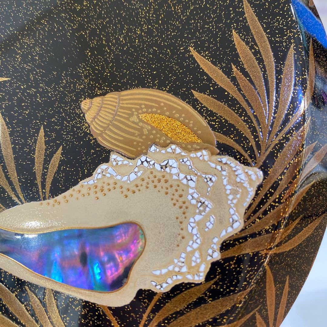 【未使用】輪島塗　喜三誠志　作　茶道　菓子器　食蘢　70万円相当の品