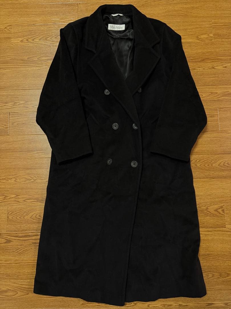 MaxMara ダブルブレスト チェスターコート 白タグ 42