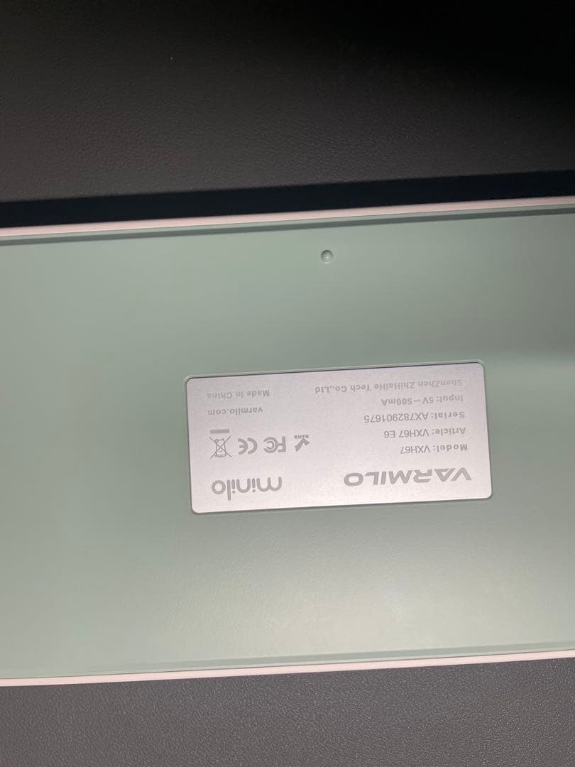 Varmilo minilo 青軸　Eucalyptus US配列