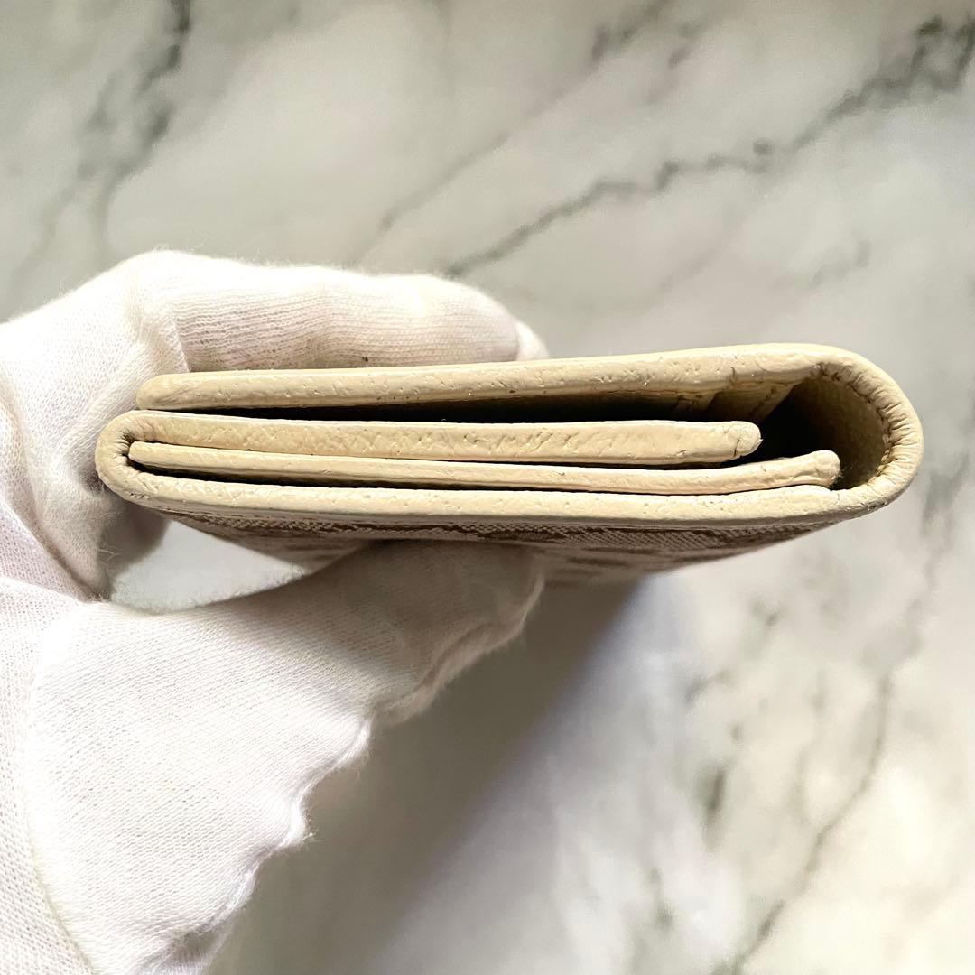 GUCCI グッチ 長財布 GGキャンバス ロゴプレート 折り財布 0111-⑦