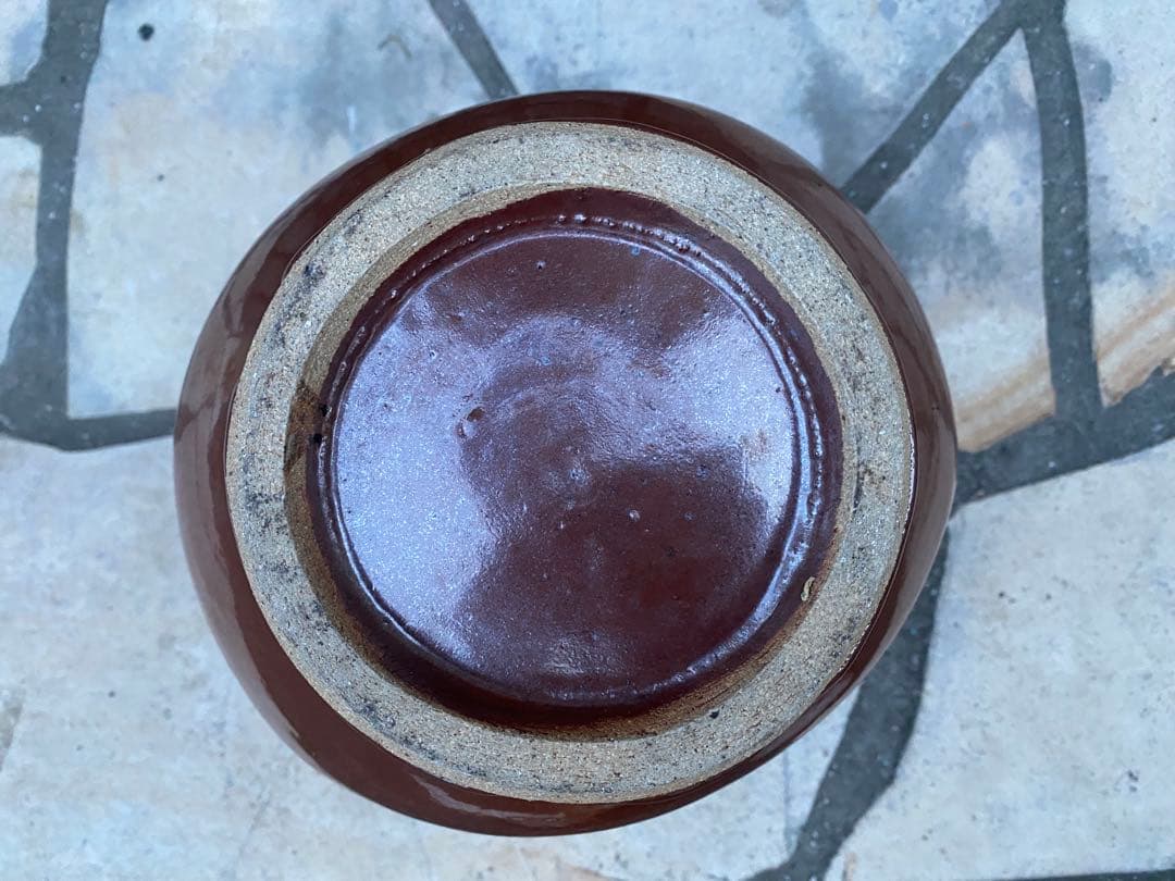 【花瓶】　手描き 花模様が素敵