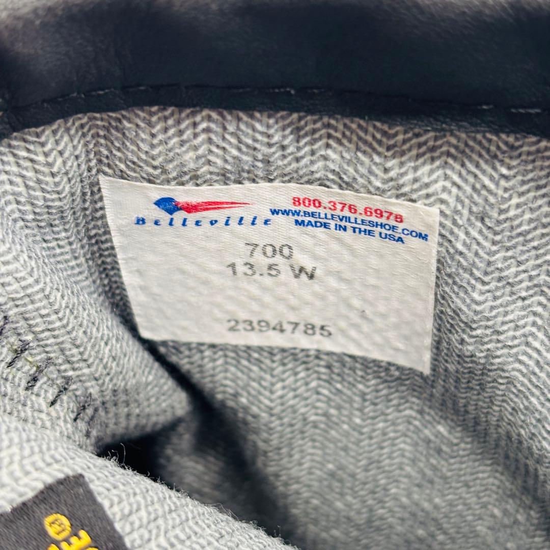 新品タグ付　ベルビル　コンバットブーツ　ブラック　31.5cm　ゴアテックス