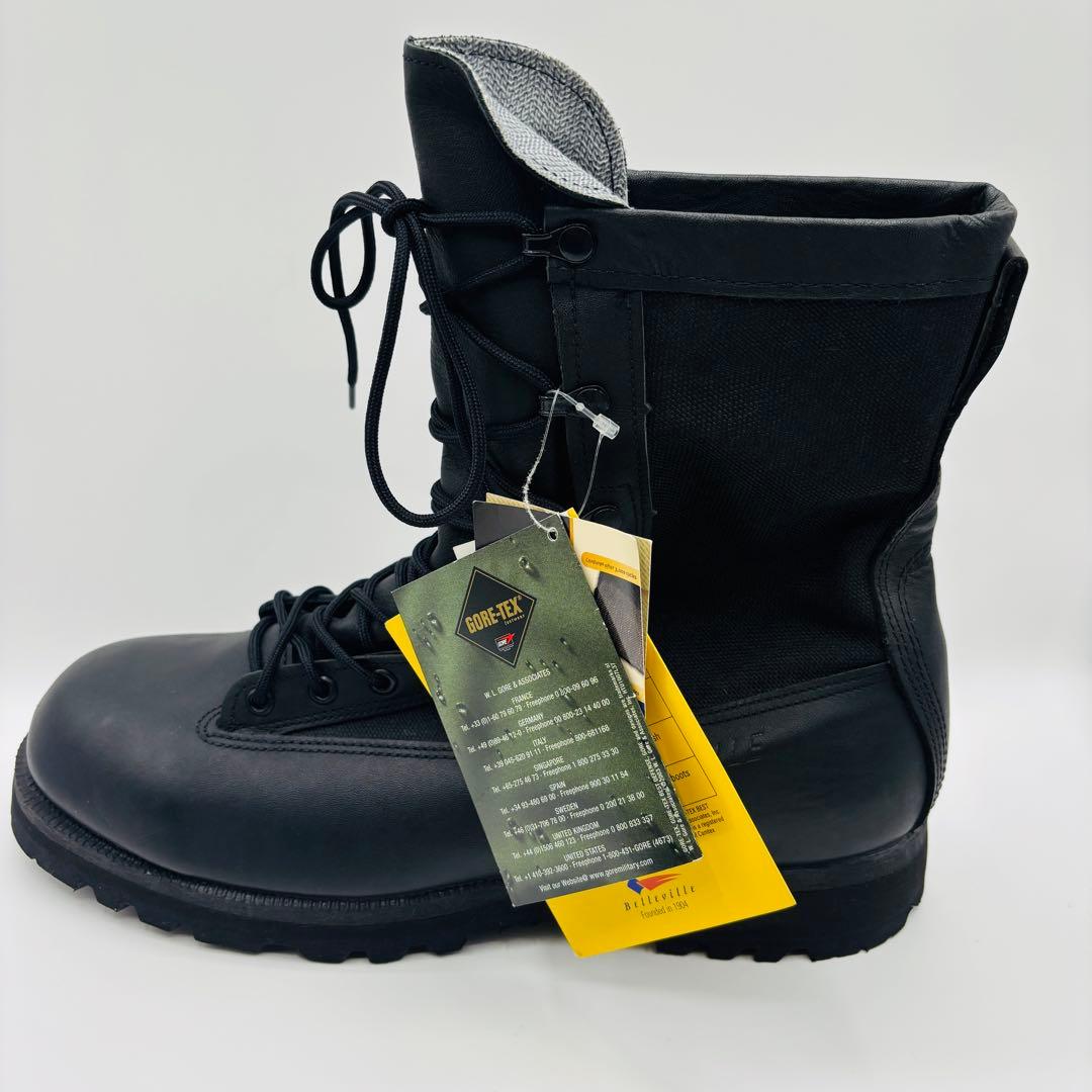 新品タグ付　ベルビル　コンバットブーツ　ブラック　31.5cm　ゴアテックス