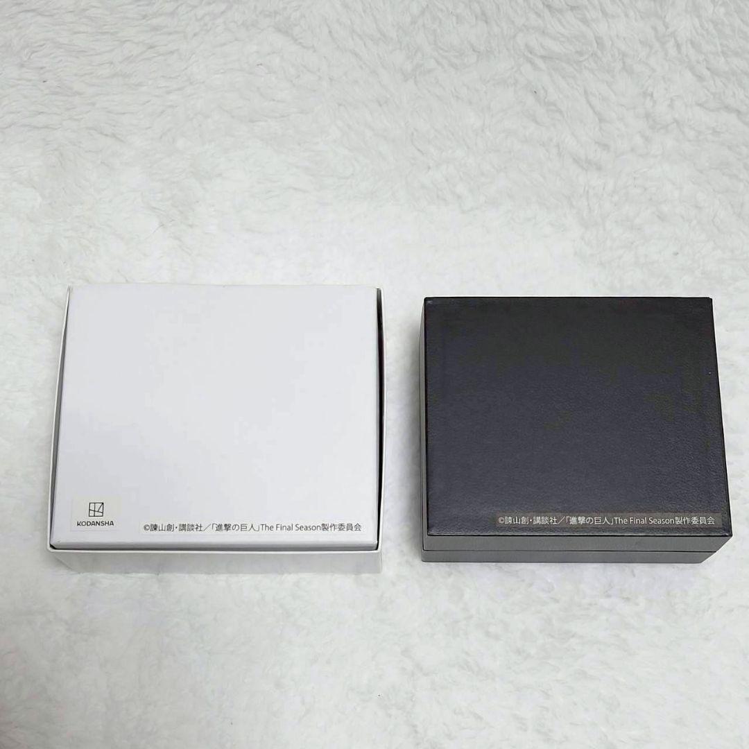 進撃の巨人 メッセージリング リヴァイ シルバー ブラックコーティング