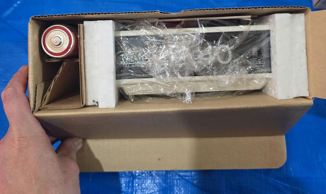 SEIKO QN407C パタパタ時計 新品