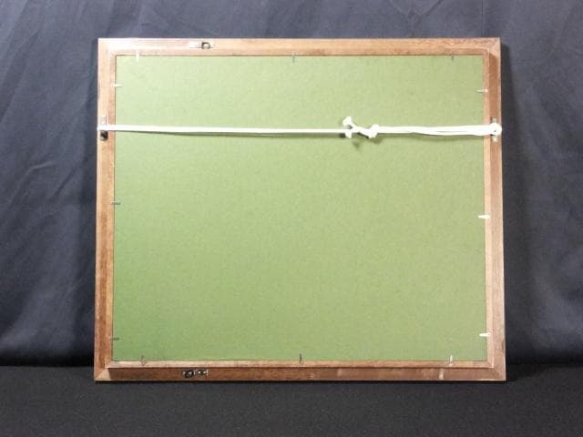 Ichikawa（市川）　直筆サイン『チャコとミニ』油彩 15号 0310O