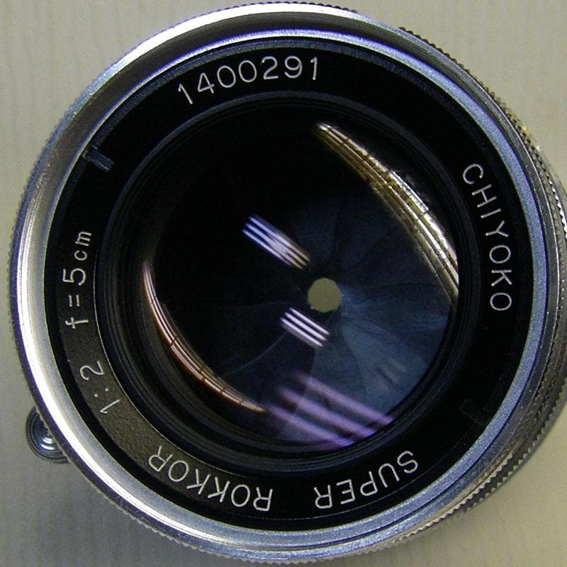 ライカＬマウント◎スーパーロッコール ５ｃｍ Ｆ２◎＃１４０