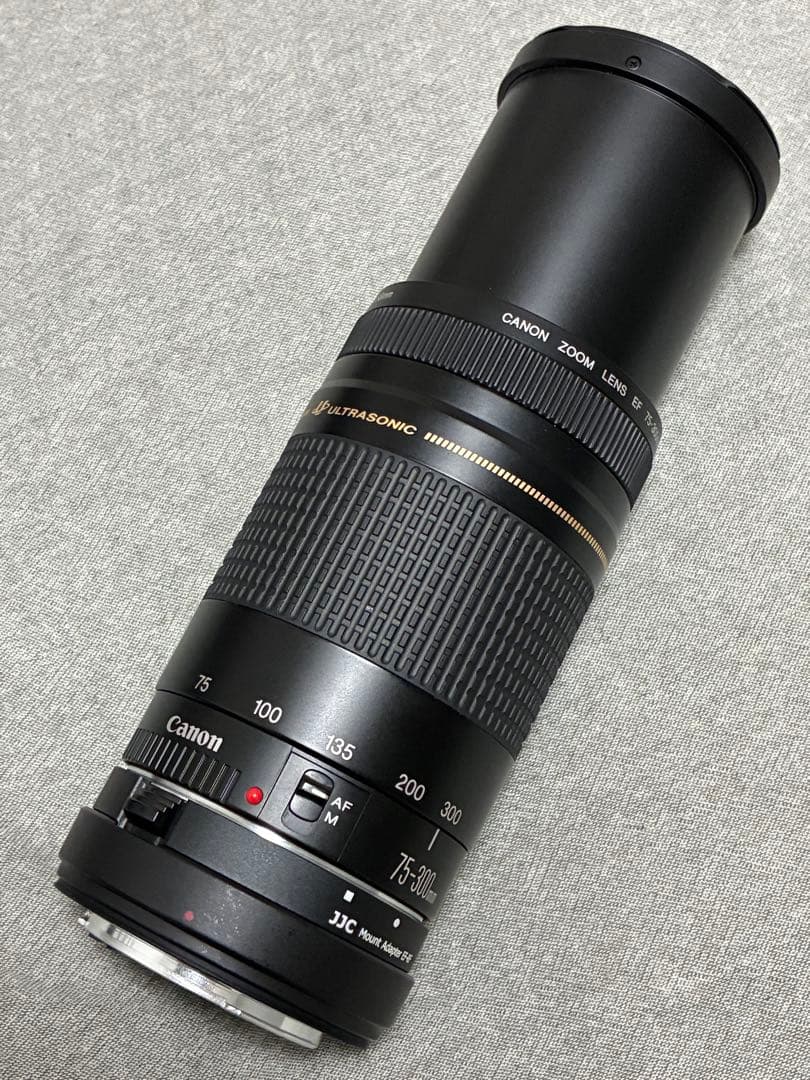⭐️美品⭐️Canon EFS 75-300 II & EF-EOS R アダプター