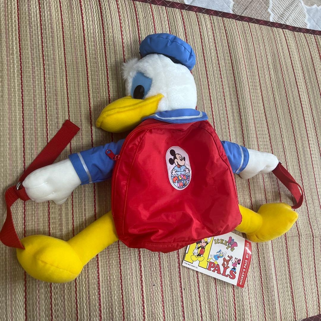 新品　ドナルドダック　バックパック　ぬいぐるみ　ヴィンテージ　リュック　レトロ