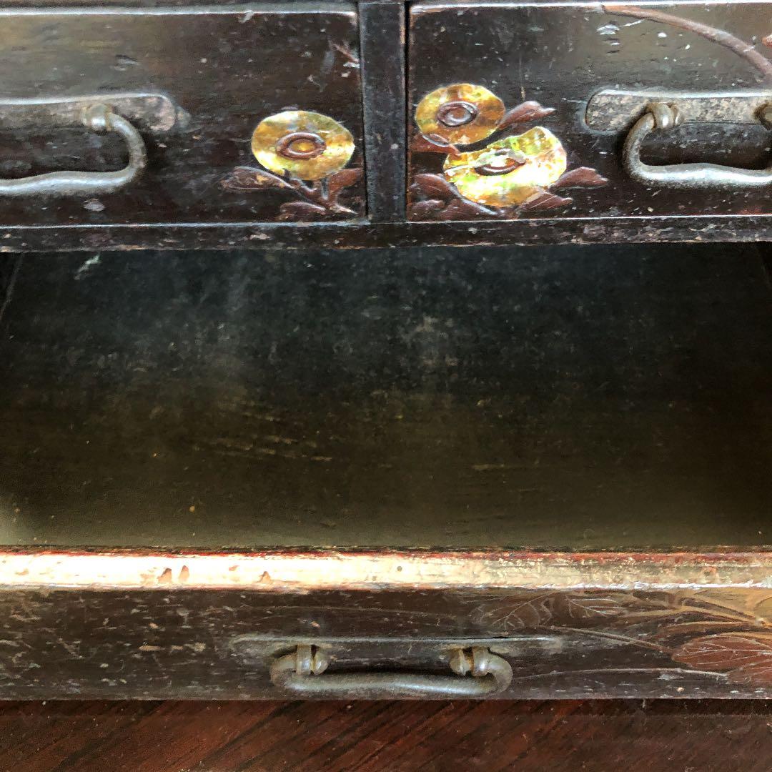 タイムセール昭和レトロ　大正ロマン　アンティーク　小引き出し　年代物　日本