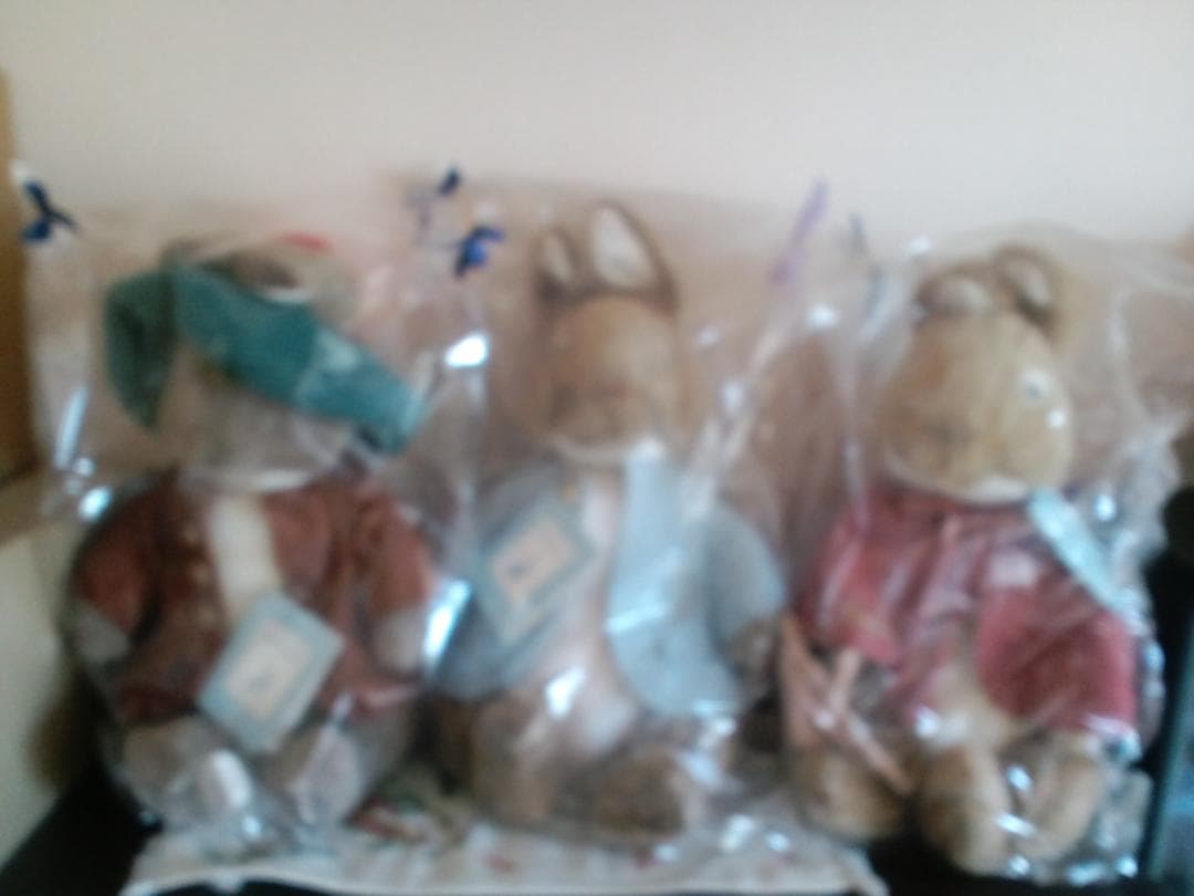 新品☆ピーターラビット☆ベンジャミンバニー☆フロプシー☆ぬいぐるみ　L☆吉徳