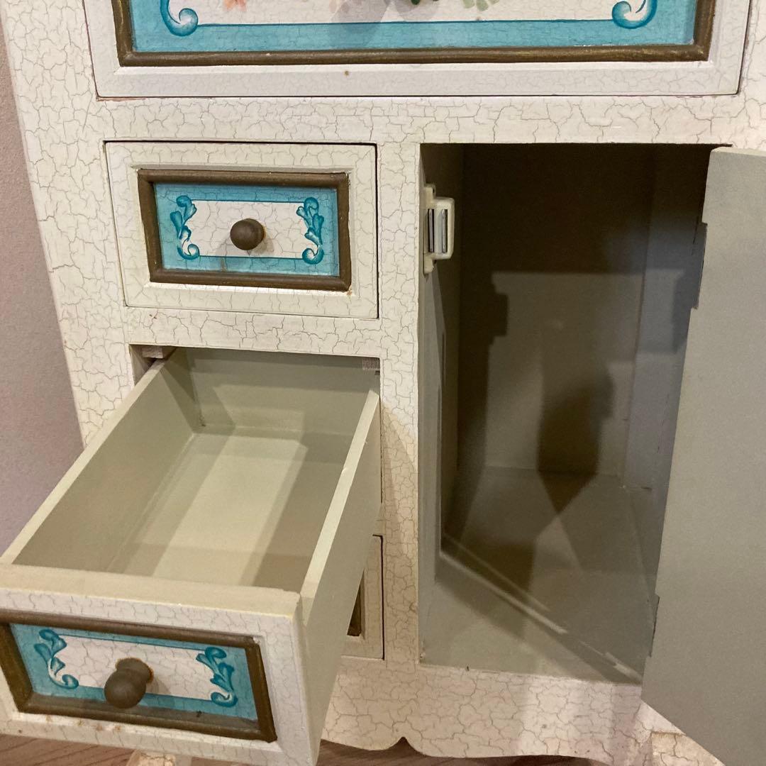 ロココ調 キャビネット 猫足 家具 収納 タンス インテリア おしゃれ かわいい