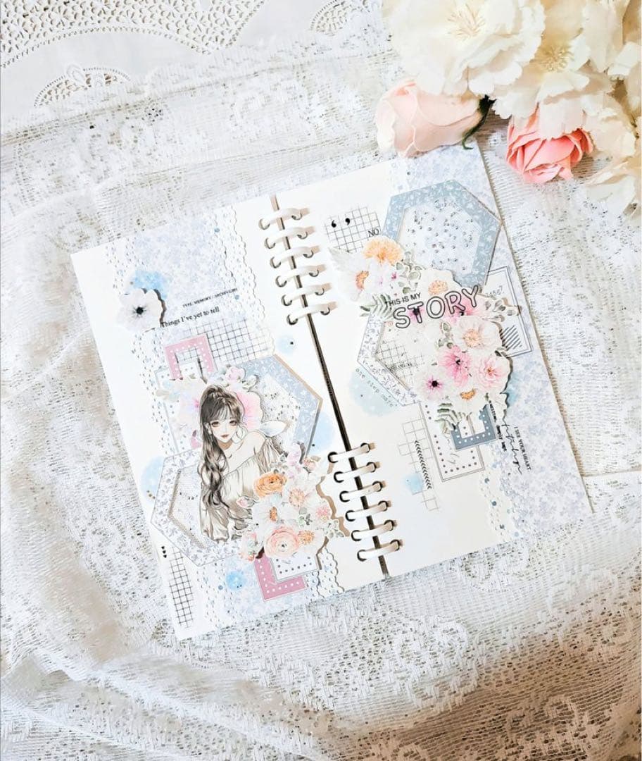 コラージュ素材　紙もの　素材紙　【2588】