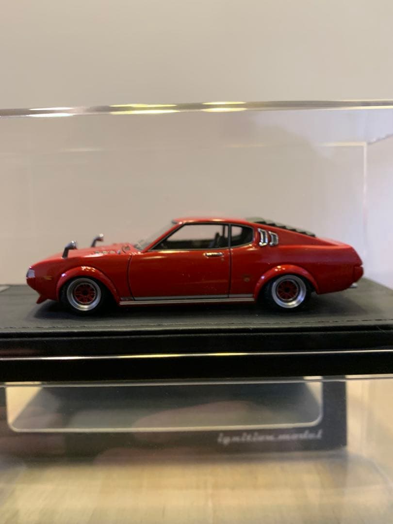 イグニッションモデル　1/43セリカ　2000GT LB RA25 レッド