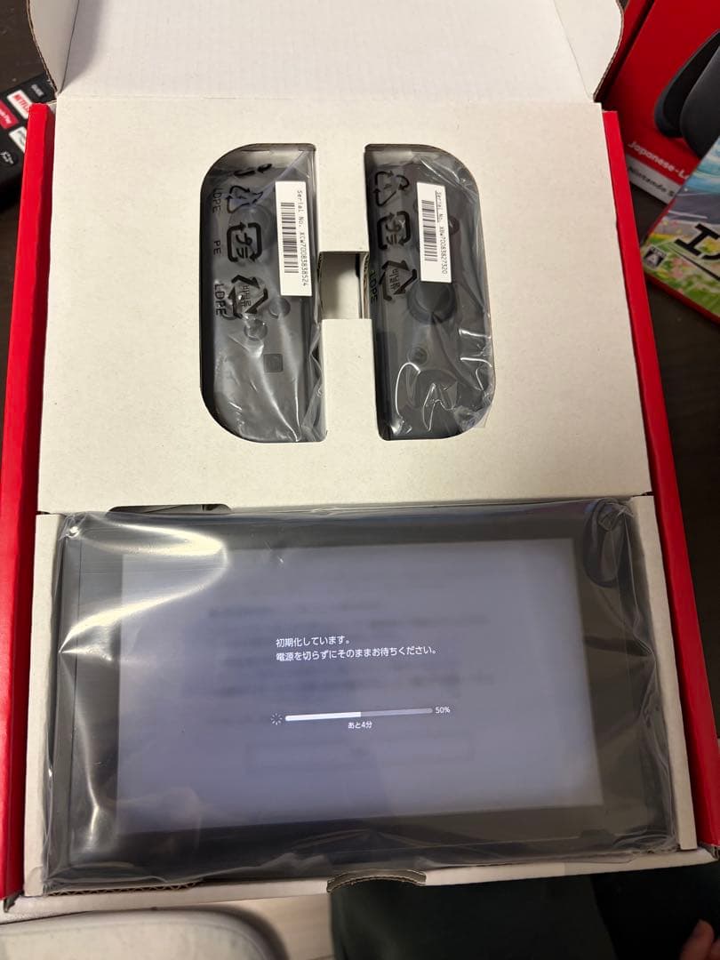 Nintendo Switch 本体 グレー （128G sdカード付）