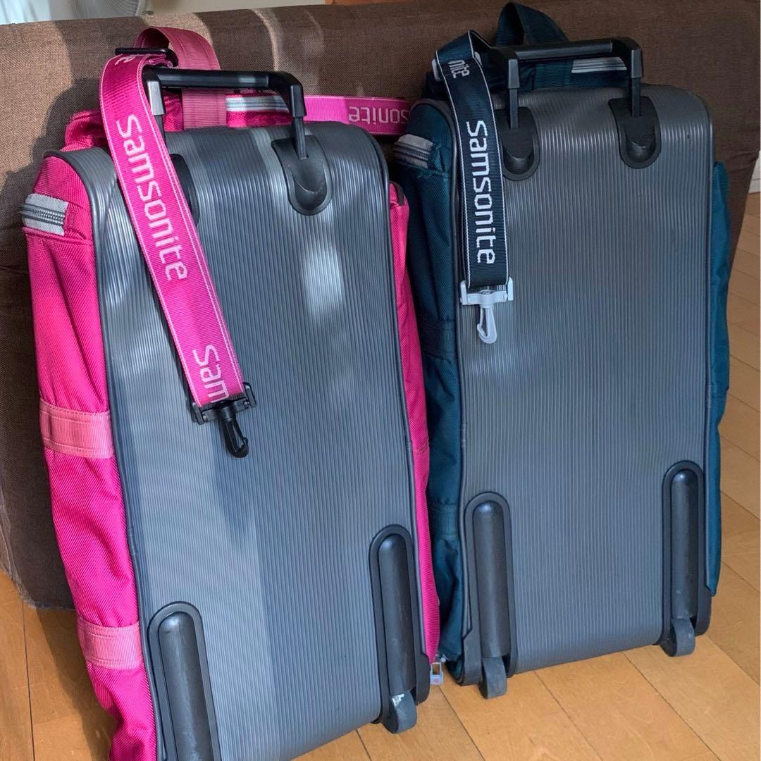 【SAMSONITE SET❗️】サムソナイト2way ボストンバッグ　カート付