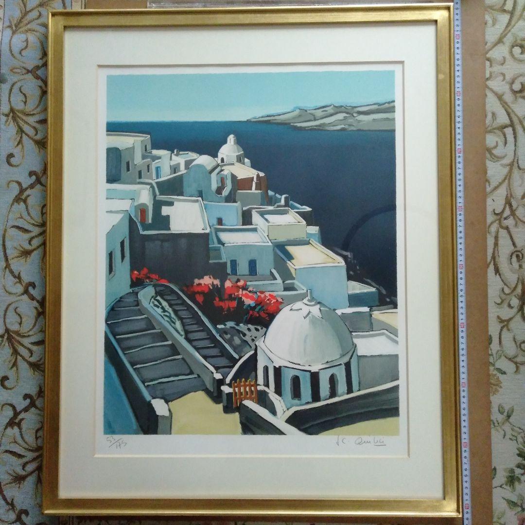 キリチ（ジャン・クロード・キリチ）サントランの朝　大型絵画　53/175