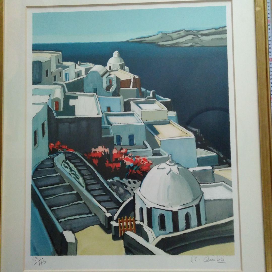 キリチ（ジャン・クロード・キリチ）サントランの朝　大型絵画　53/175