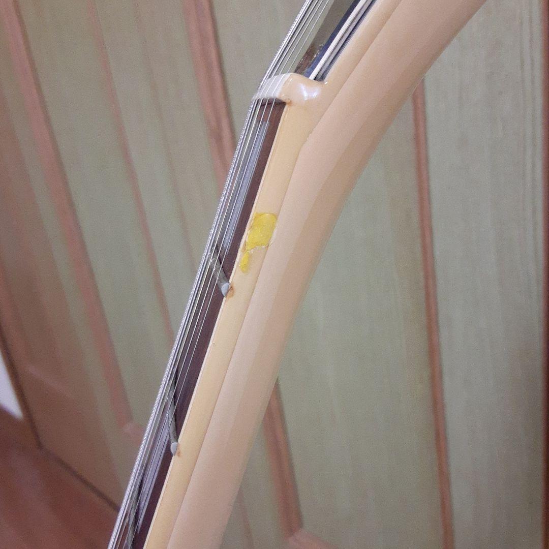 渋色　Burny レスポールエレキギター アイボリー　タッチペンあり